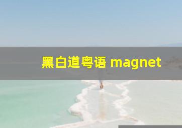 黑白道粤语 magnet